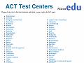 Act Test Centers